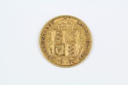 A Victorian Shield Back Half Sovereign