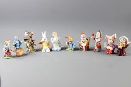 Bronte Extinguishers - Unglazed 'Alice in Wonderland' Candle Snuffers