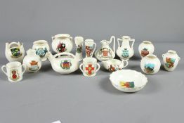 A Quantity of Goss Crested Ware