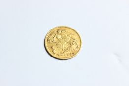 A Victorian Half Sovereign