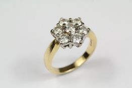 An 18ct Yellow Gold Diamond Ring