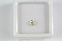 A 0.2ct Lemon Diamond