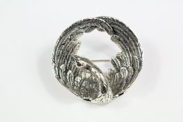 A Silver Swan Brooch