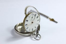 A William Watson Silver Open-face Pocket Watch