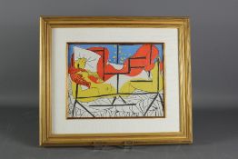 Print of a Picasso Lino-cut Print