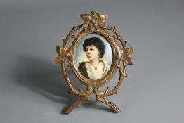 A Porcelain Portrait Miniature