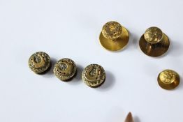 A Pair of Gentleman's 9ct Gold Lozenge Cufflink's