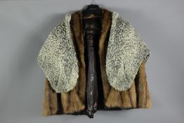 Vintage Muskrat Cape