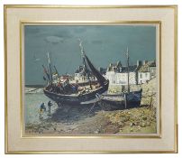 Jean Rigaud (French, 1912 - 1999) 'Ile De Sein', oil on canvas