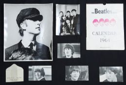 A collection of Beatles ephemera