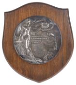 The London Aerodrome Trophy Grahame-White Swimming Club 'Men's Club Championship' silver plaque