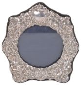 A contemporary silver picture frame, London 1990 by Keyford Frames Ltd