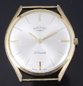 A 9K gold Rotary gentleman's wristwatch