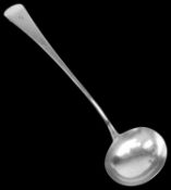 A George III silver ladle, London 1814 by John Lias