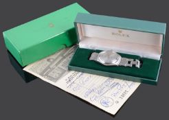 A Gentleman's Rolex Oyster Perpetual Air King Precision stainless steel wristwatch c.1970