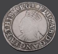 Elizabeth I hammered silver shilling