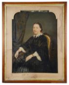 19th century Brit. School 'Portrait of a seated woman'