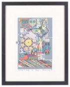 Sir Eduardo Paolozzi (Scot.1924-2008) 'Brazil' screenprint in colours