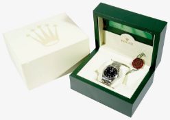 A Gentleman's stainless steel Rolex Oyster Perpetual Explorer I wristwatch, 2005 Ref 114270