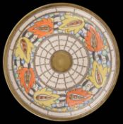 An Art Deco Bursley Ware Charlotte Rhead pottery charger; other (2)