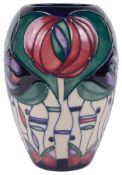 A modern Moorcroft Pottery 'Charles Rennie Mackintosh' vase designed by Rachel Bishop