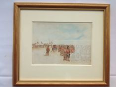 Late 19th/20th century British School, a watercolour sketch