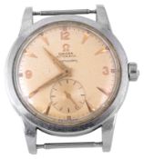 A Gentleman's Omega Seamaster automatic 'bumper' stainless steel wristwatch