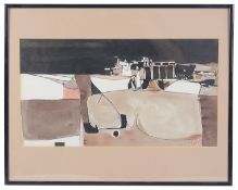 Julio Micheli (1937-2014, Costa Rica) 'Abstract landscape'