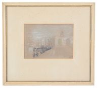 Hercules B Brabazon (British, 1821-1906) 'Venice', pencil and chalk