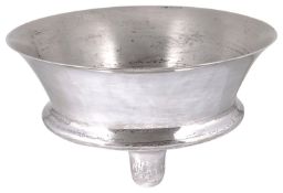 A modern Mexican silver footed bowl,