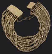 A Victorian multi chain wrist bracelet