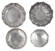 Four early 20th century pieces of Italian .800 silver
