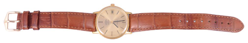 A gold plated Rotary Automatic wristwatch; a stainless steel Tissot Visodate Seastar wristwatch