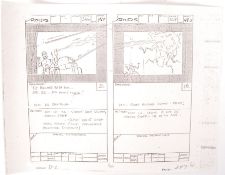 RARE STAR WARS DROIDS ANIMATED SERIES STORYBOARD