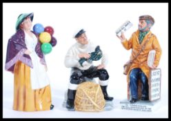 A collection of 3 Royal Doulton ceramic figurines