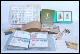 A selection of stamps to include a full album of British stamps dating from Victorian examples