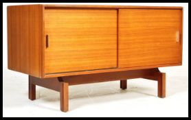 20TH CENTURY TEAK WOOD LOW SIDEBOARD CREDENZA BY GOLDEN KEY