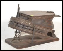 A pair of believed 19th / 20th century wooden divi