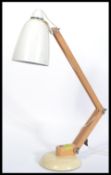 A Terence Conran ' Mac ' Lamp - anglepoise desk lamp circa 1950's - mid century having white shade