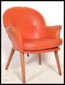 A vintage retro 20th Century Toothill Wingate Series 4 armchair, upholstered in the original