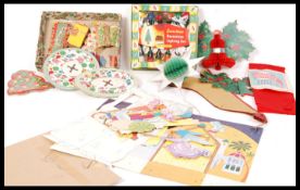 GOOD COLLECTION OF VINTAGE MID CENTURY CHRISTMAS DECORATIONS