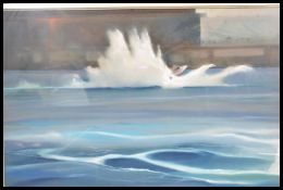 Dick Boulton ( Artist & Sculptor ) - A 20th Century pastel, chalk and pencil on artist stock,