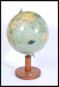 A vintage early 20th Century circa 1930's terrestrial globe, Columbus Erdglobus, C. Luther