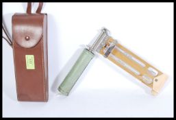 A vintage retro 20th century Casella hand held clacker Psychrometer / Hygrometer barometer