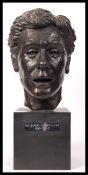 BRONZE CAST BUST OF SIR BOBBY ROBSON CBE ( 1933 - 2009 )