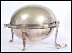 A late 19th Century / early 20th Century Mappin & Webb silver plated roll over serving dish /