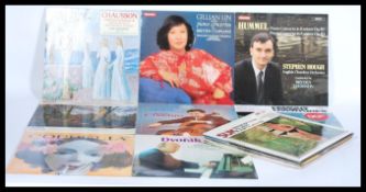 Classical Vinyl Records - A collection of vinyl long play LP records, all classical and on the