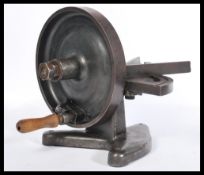 Vintage early 20th Century industrial cast metal mitre for the use in picture framing, adjustable