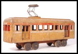 WOODEN TOY WHEEL ALONG SAN FRANCISCO TRAM