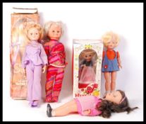 ASSORTED VINTAGE POSEABLE VINYL DOLLS